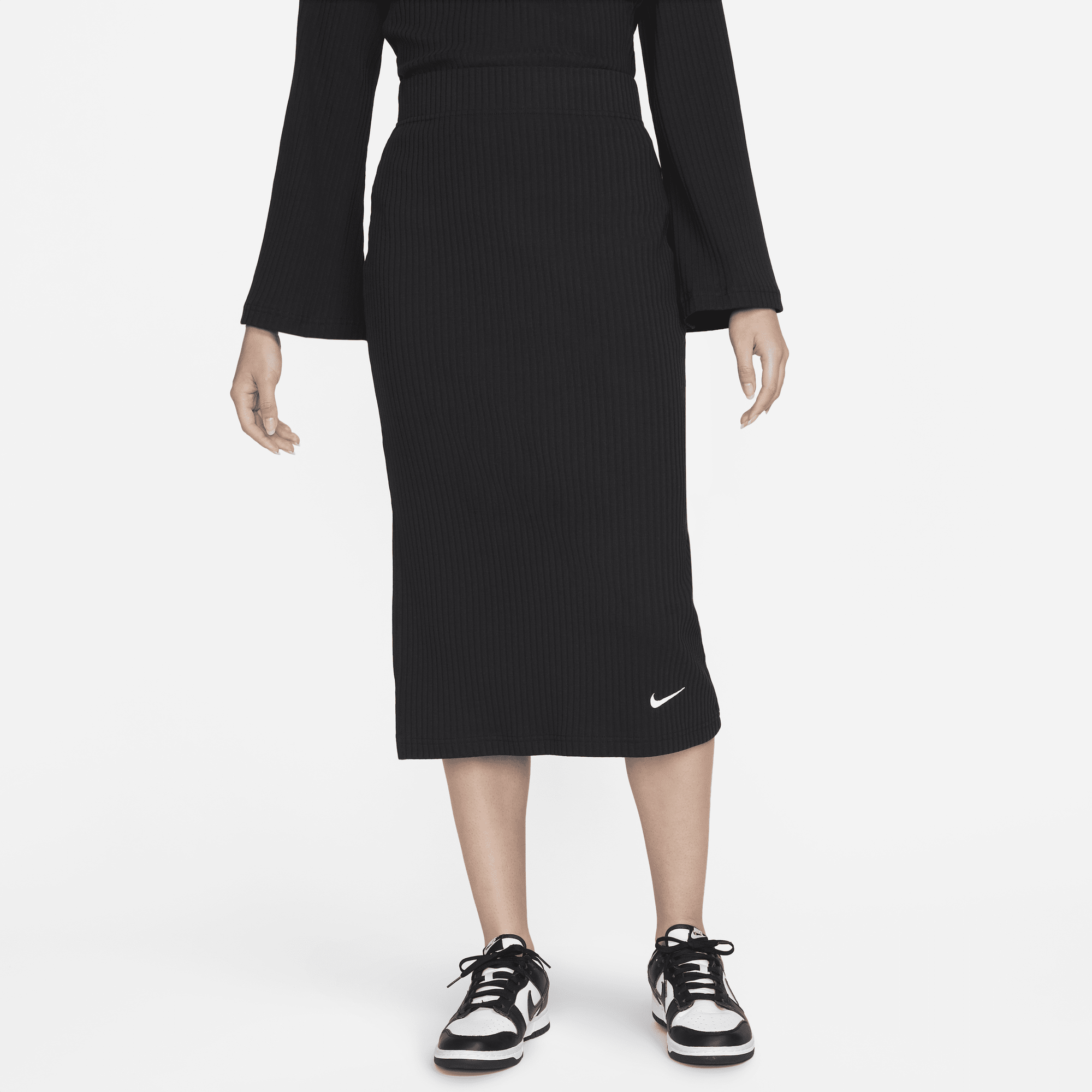 Nike white pencil discount skirt