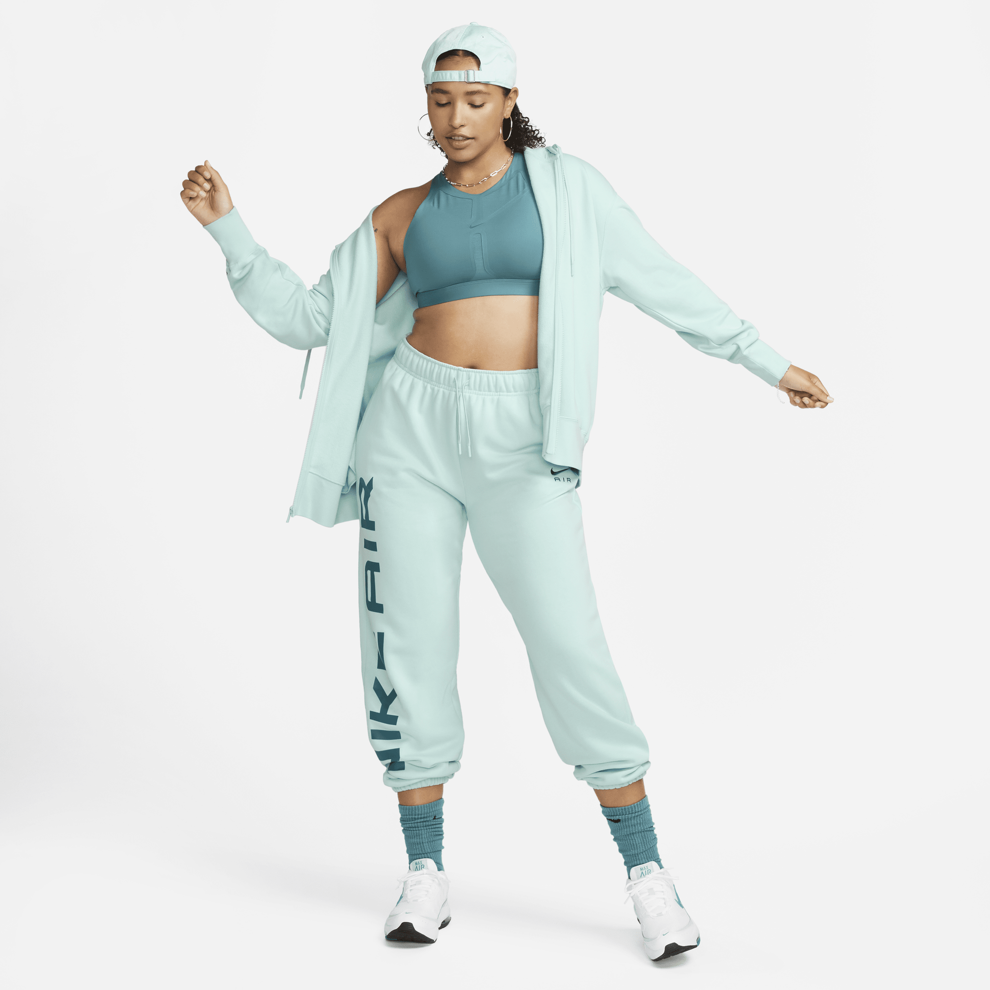 Nike AIR Size S M L XL 2XL $85 Women's Oversized Comfy Fleece Jogger Pants  NWT