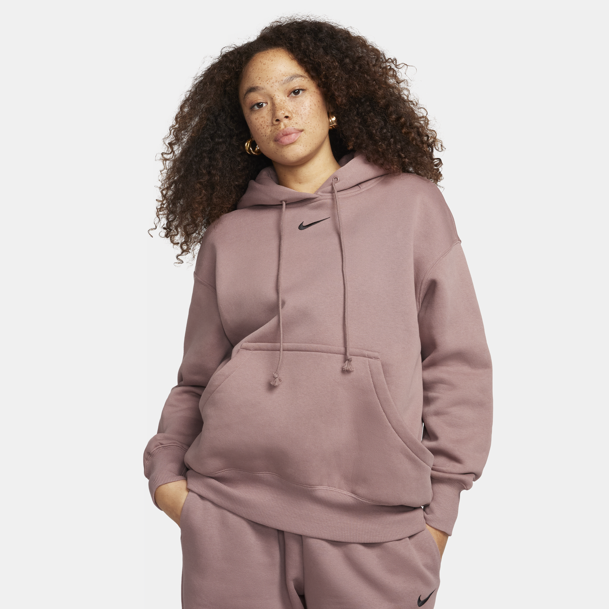Shop Sportswear Phoenix Fleece Women's Oversized Pullover Hoodie