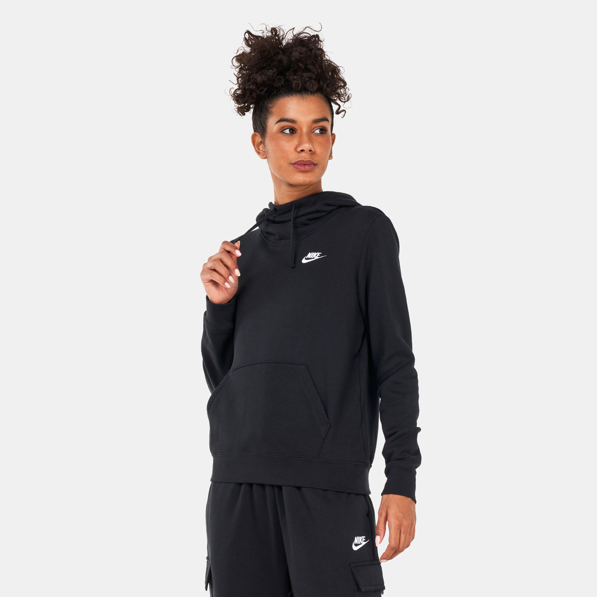 Funnel neck hoodie discount nike