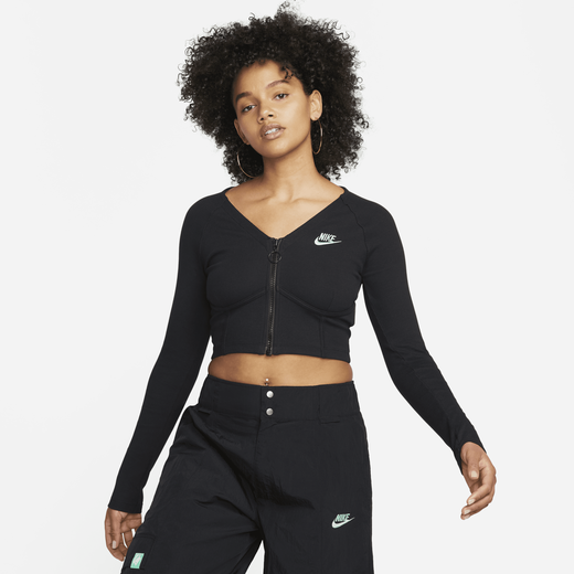 Nike Sportswear Women's Ribbed Jersey Long-Sleeve Top