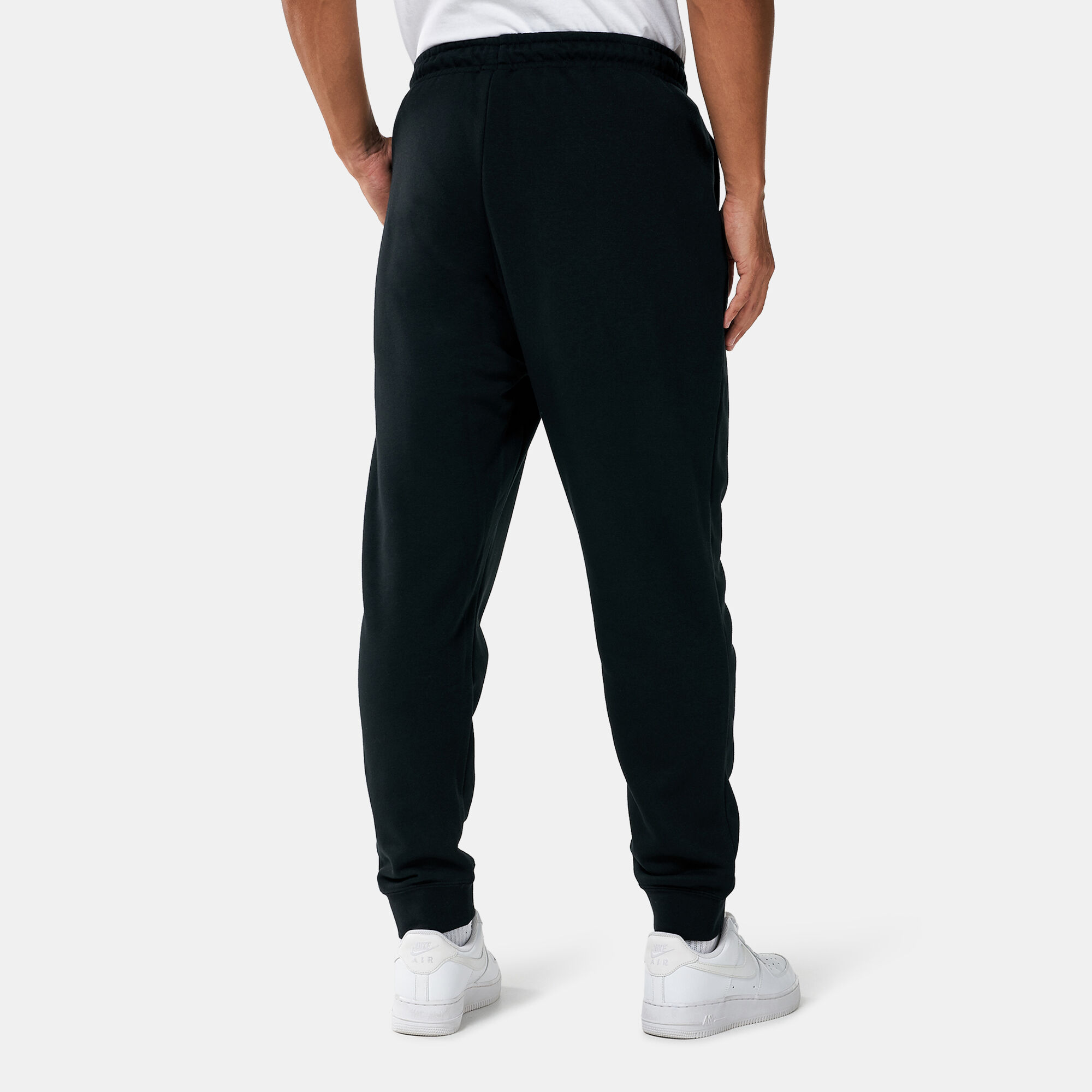 Nike sportswear essential fleece pants 2024 black