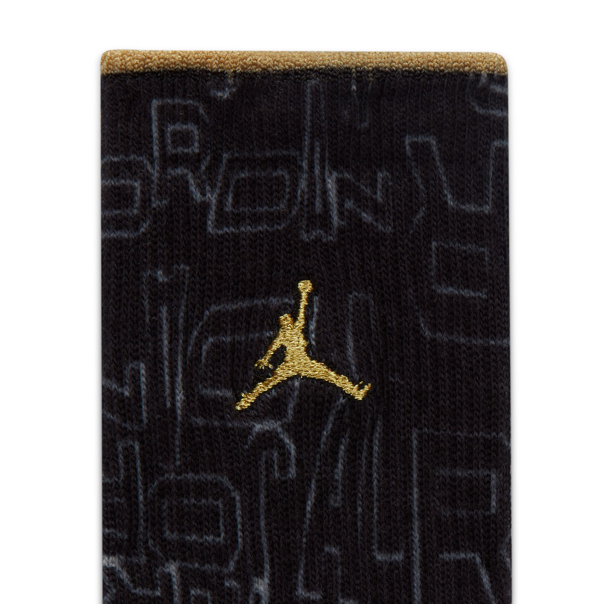 Black and gold sales jordan socks