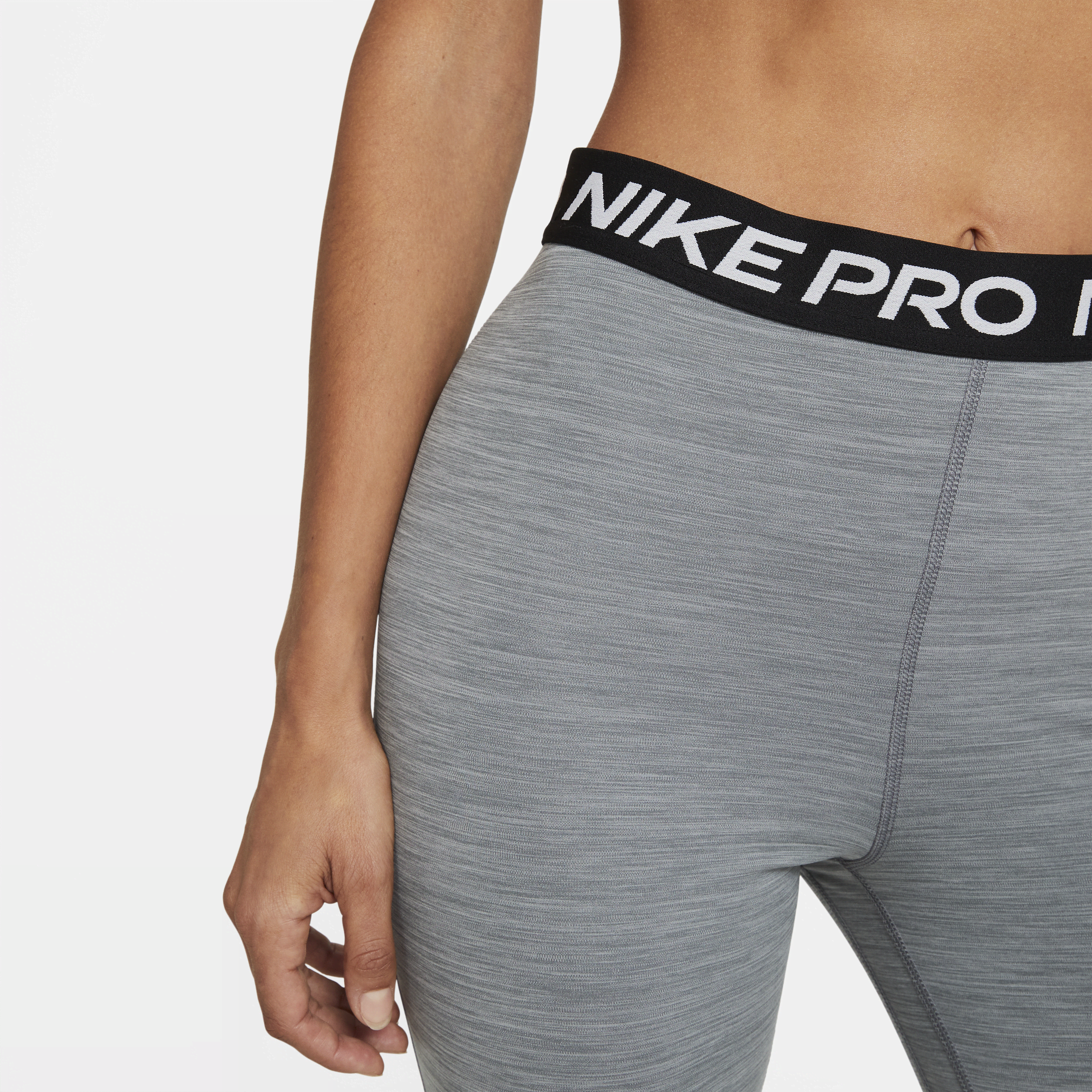 Nike Pro Training cropped leggings in grey | ASOS | Grey nike leggings, Gym  clothes women, Cute workout outfits