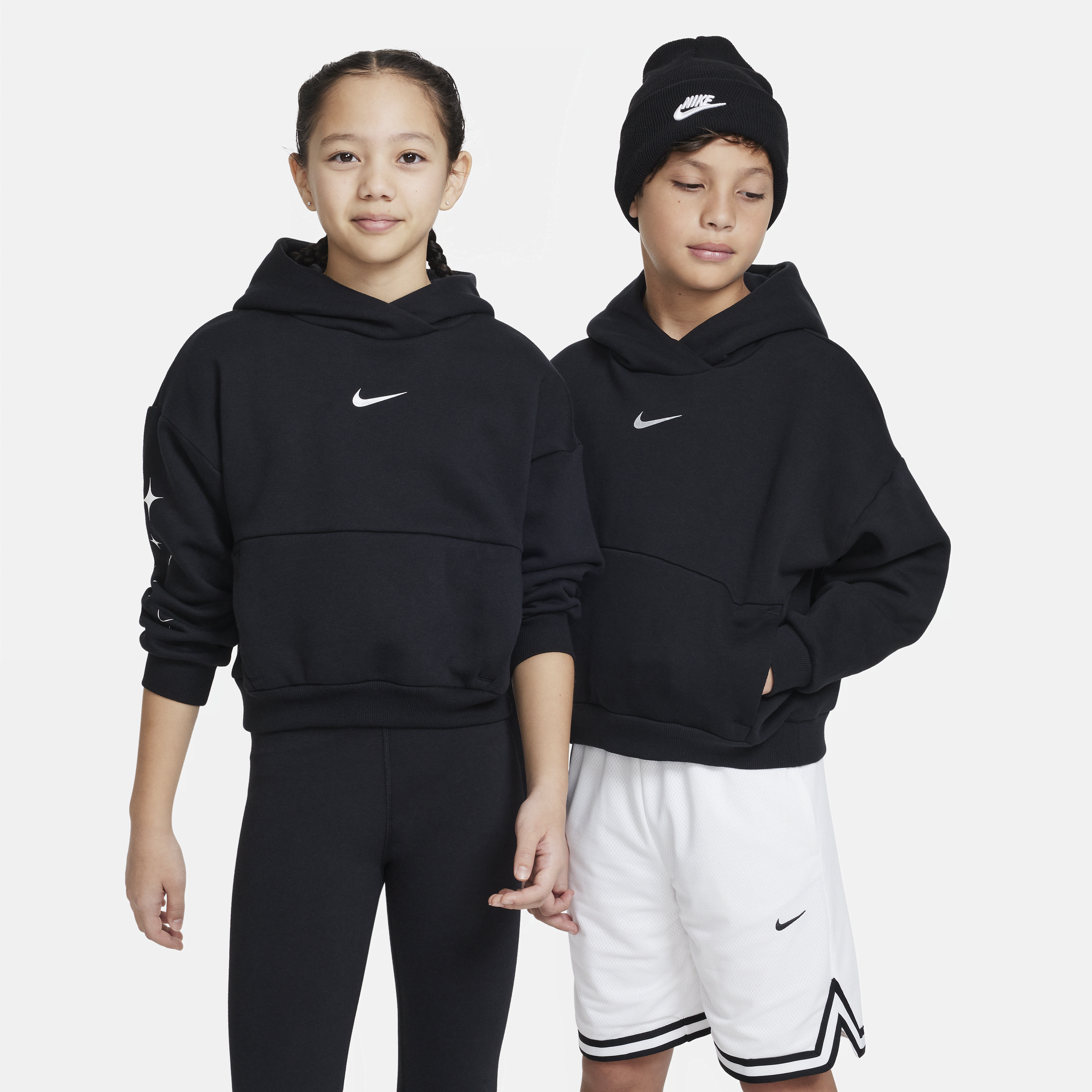 Buy Nike Icon Fleece Older Kids' Oversized Pullover Basketball 