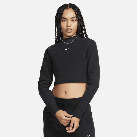 Nike Sportswear Chill Knit Women's Tight Scoop-Back Short-Sleeve Mini-Rib  Top