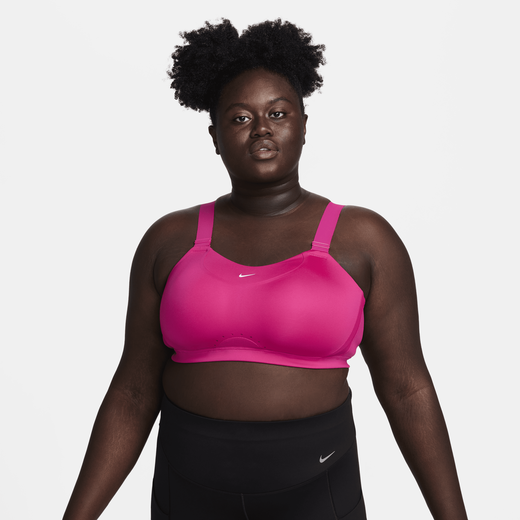 NIKE Nike Dri-FIT Alpha Women's High-Support Padded Adjustable Sports Bra, Mauve Women's Crop Top