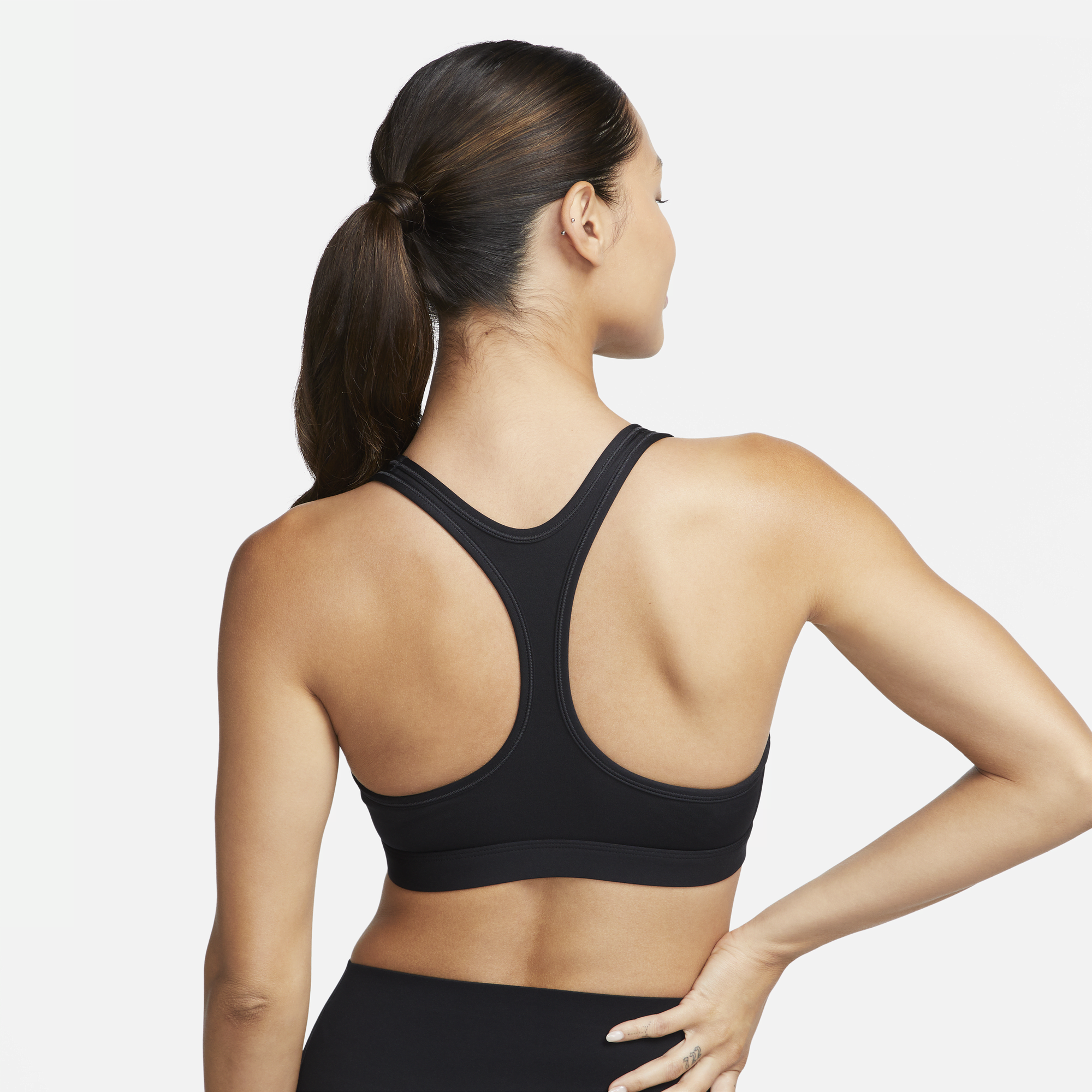 Nike, Intimates & Sleepwear, Nike Womens Whiteblack Sports Bra Size Small  Like Newpads Included