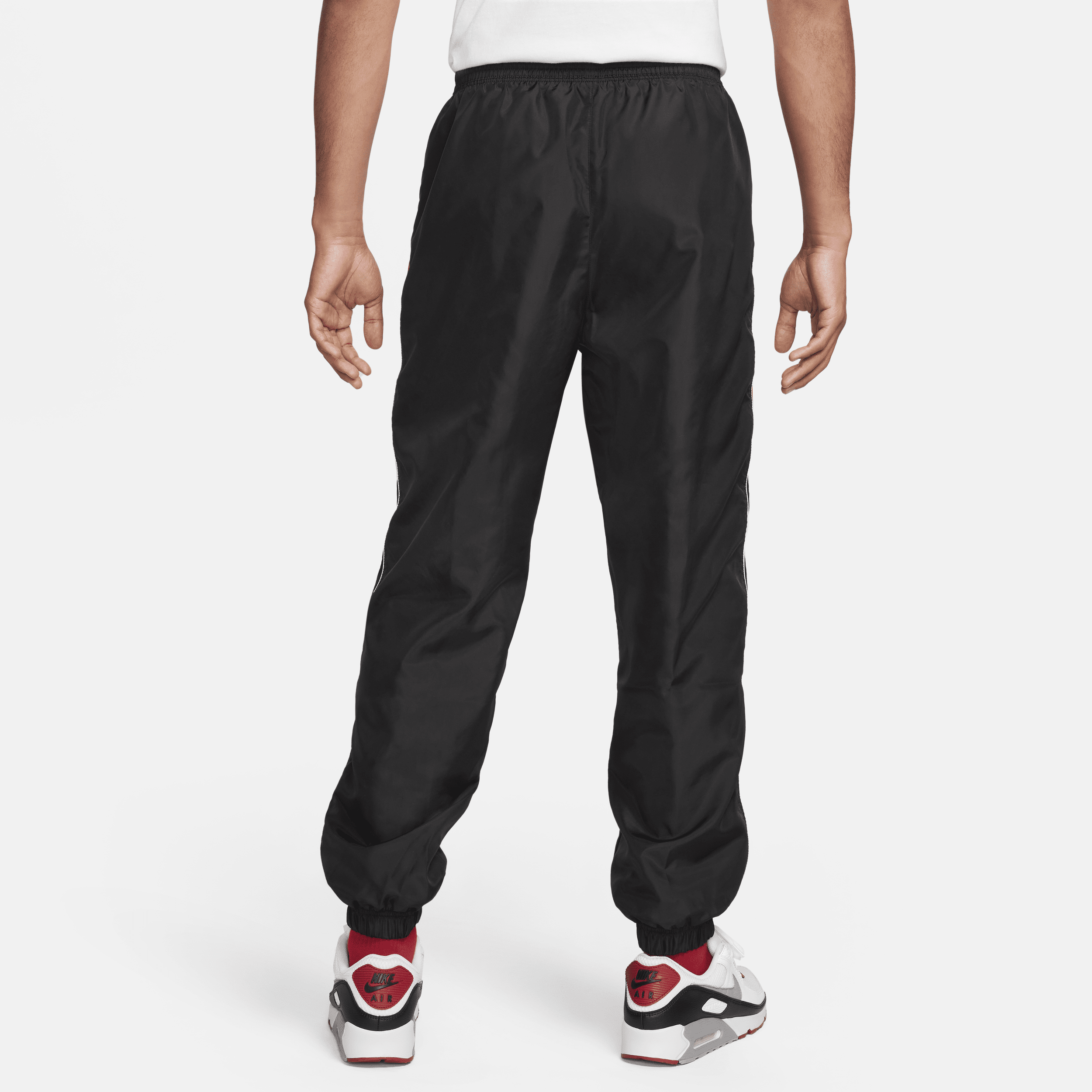 Men's Nike Windrunner Woven Lined Pants - Smoke Grey/White/Black–  ficegallery