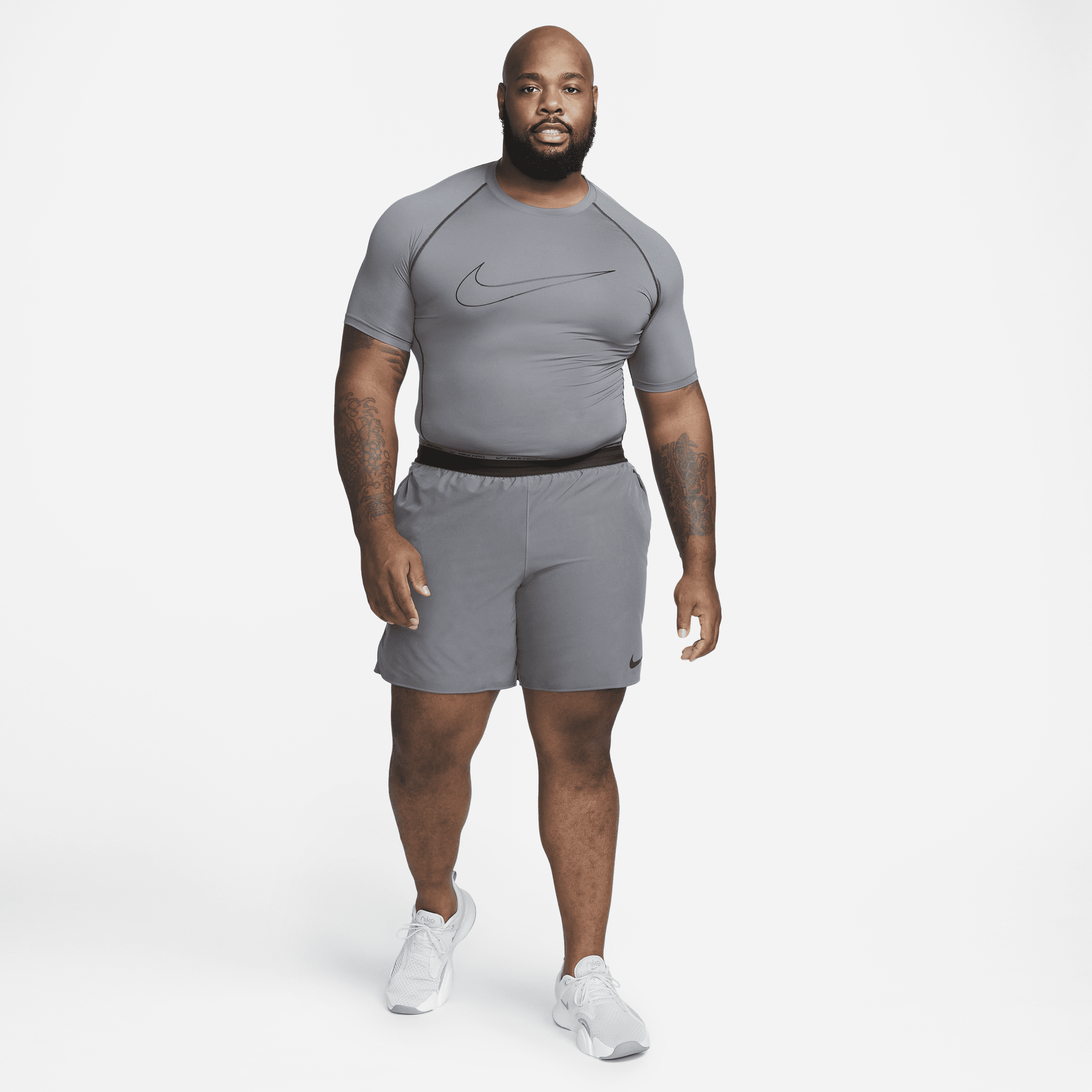Nike Pro Dri-FIT Men's Slim Fit Short-Sleeve Dri-Fit Top : Buy Online at  Best Price in KSA - Souq is now : Fashion