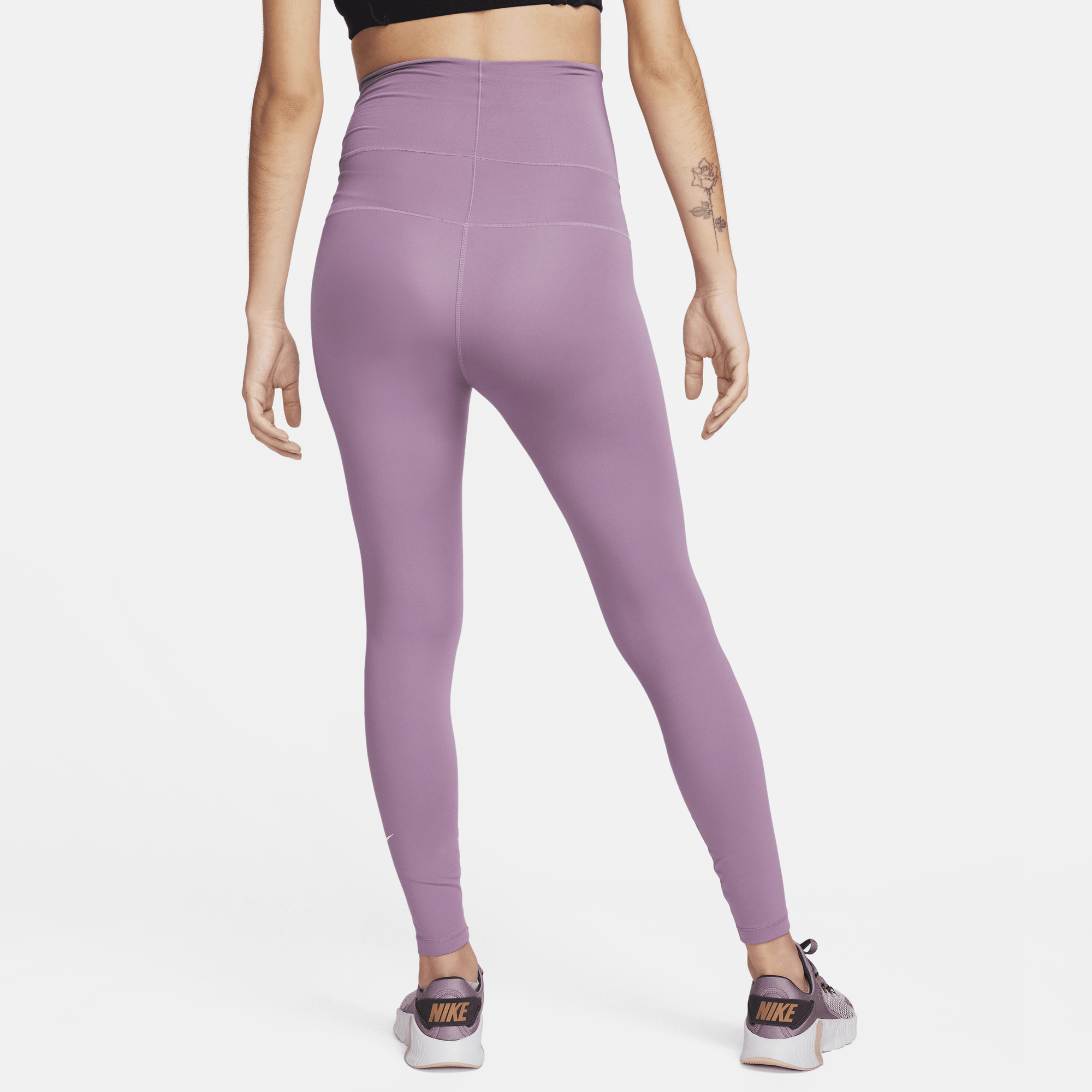 Nike Womens High-Waisted Maternity Tights Purple XL