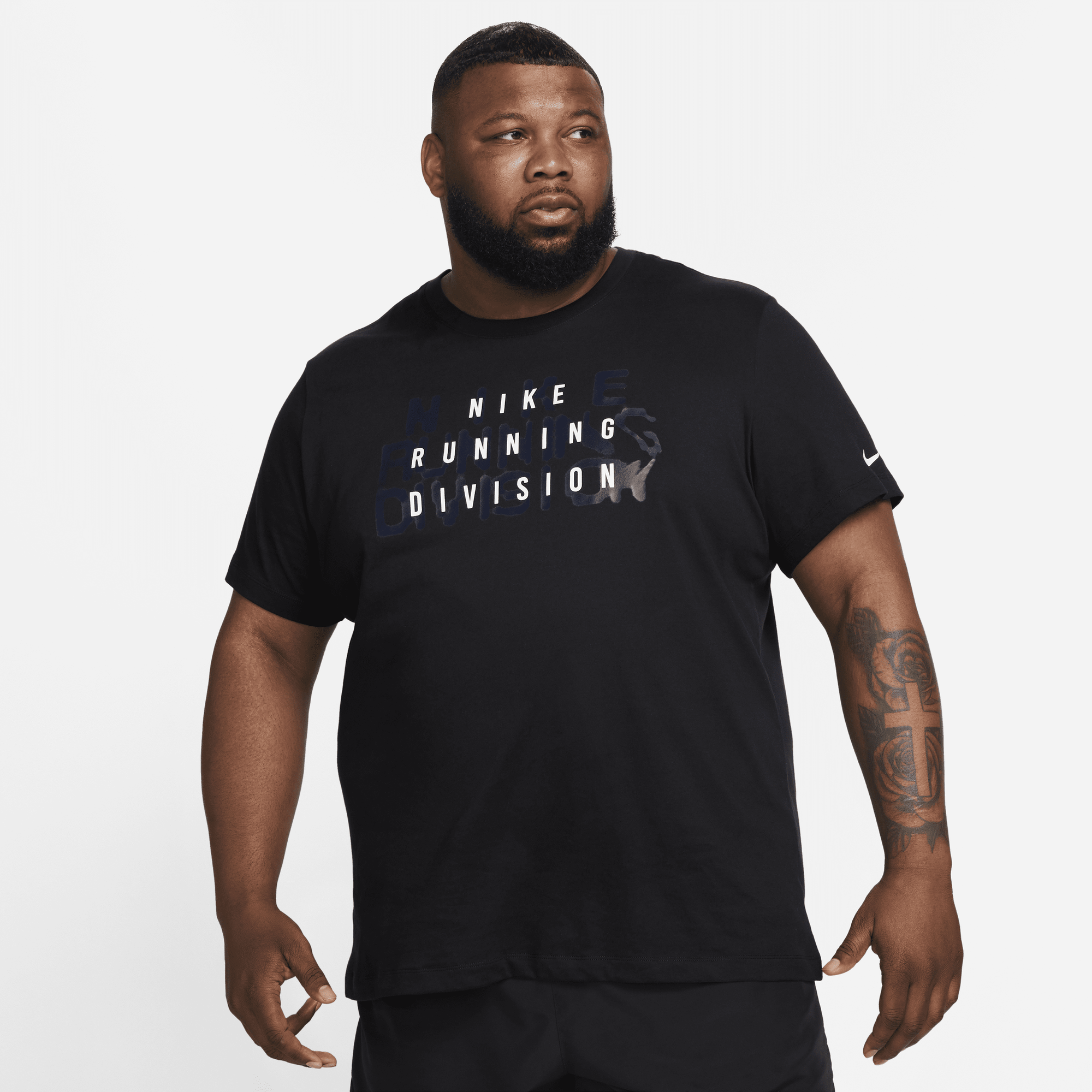 Nike Run Division Men's Running T-Shirt - Black